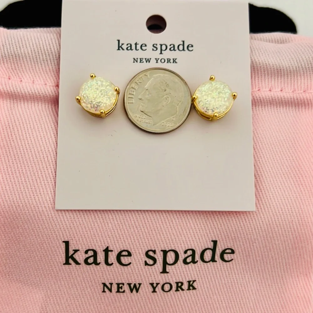 kate spade~Opal Glitter Studs / NWT / Host Pick - Picture 5 of 9
